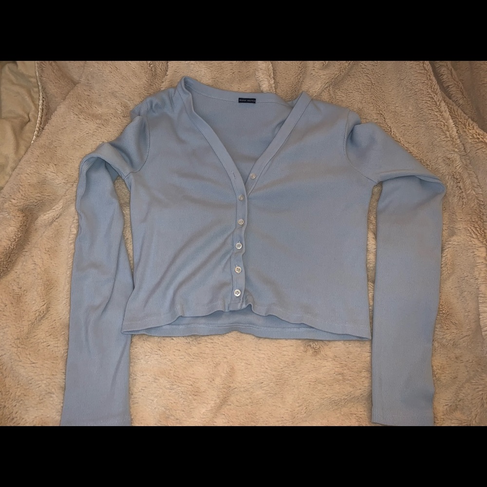 Brandy Melville Blue Cardigan